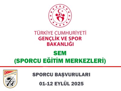 2025-2026 Dönemi Sporcu Eğitim Merkezleri (SEM) Sporcu Alımları