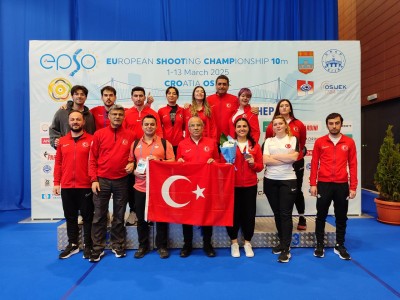 Şevval İlayda Tarhan’dan Avrupa Şampiyonası Havalı Tabanca Solo’da Bronz Madalya