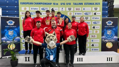 U-16 Havalı Tabanca Erkekler Trio Takım Bronz Madalyanın Sahibi