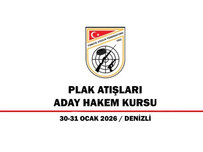 Plak Atışları Aday Hakem Kursu Sonuçları
