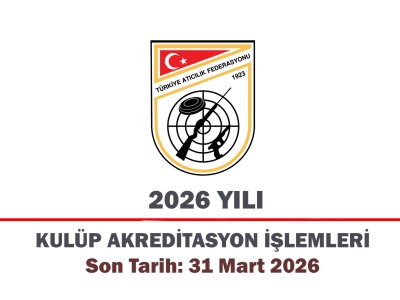 2026 Yılı Kulüp Akreditasyon İşlemleri