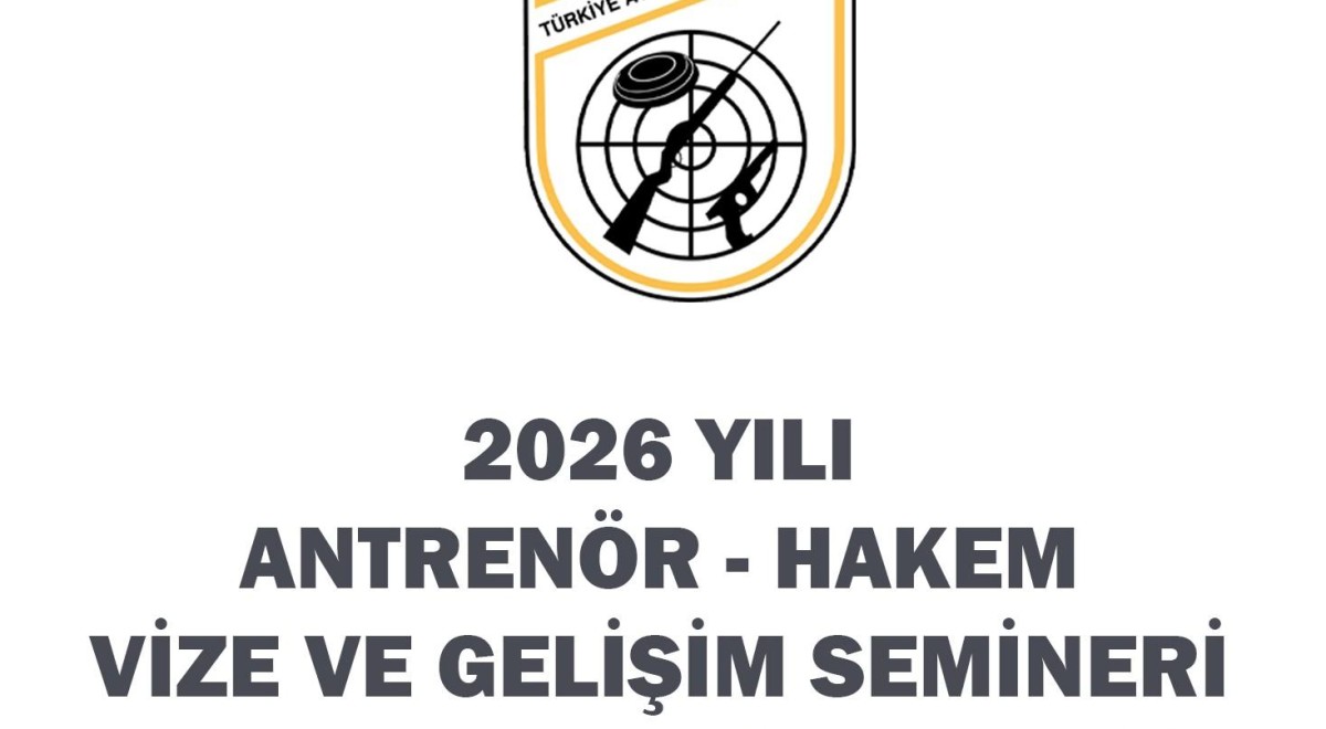2026 Yılı Antrenör -Hakem Vize ve Gelişim Semineri (15-20 ARALIK 2025 - Çanakkale)