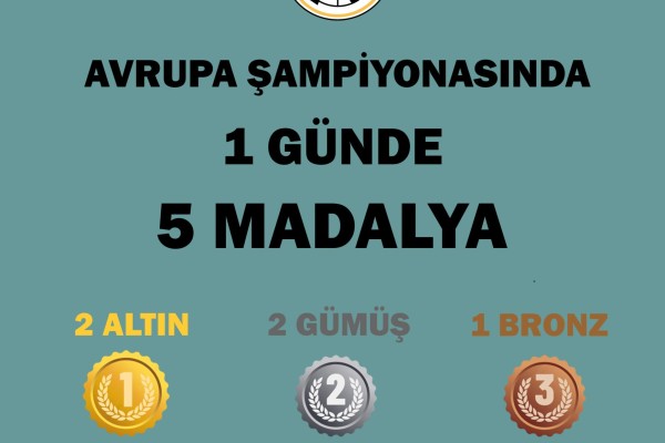 Bir Günde Tam Beş Madalya!