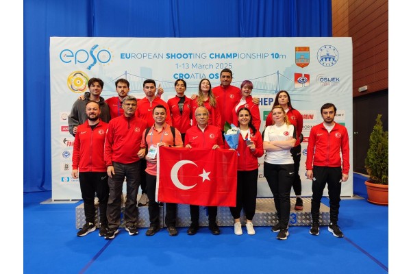 Şevval İlayda Tarhan’dan Avrupa Şampiyonası Havalı Tabanca Solo’da Bronz Madalya