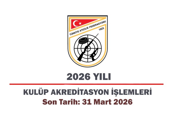 2026 Yılı Kulüp Akreditasyon İşlemleri